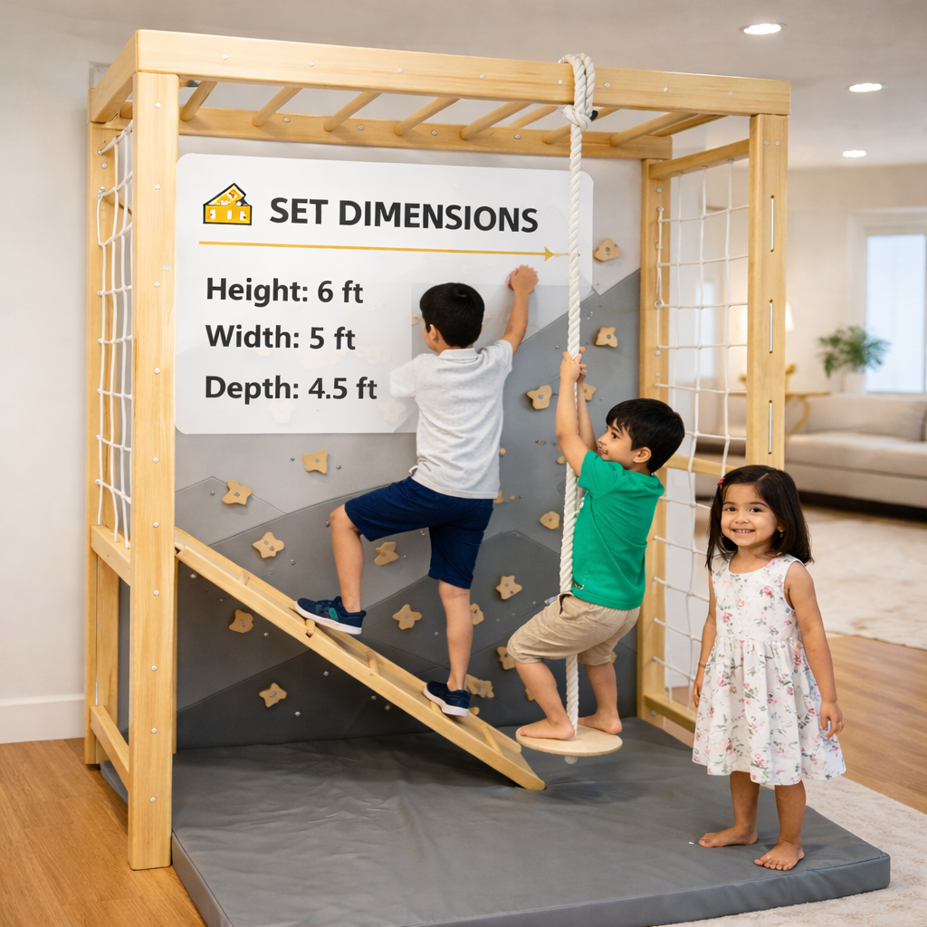 Montessori Climbing Cube Jungle Gym
