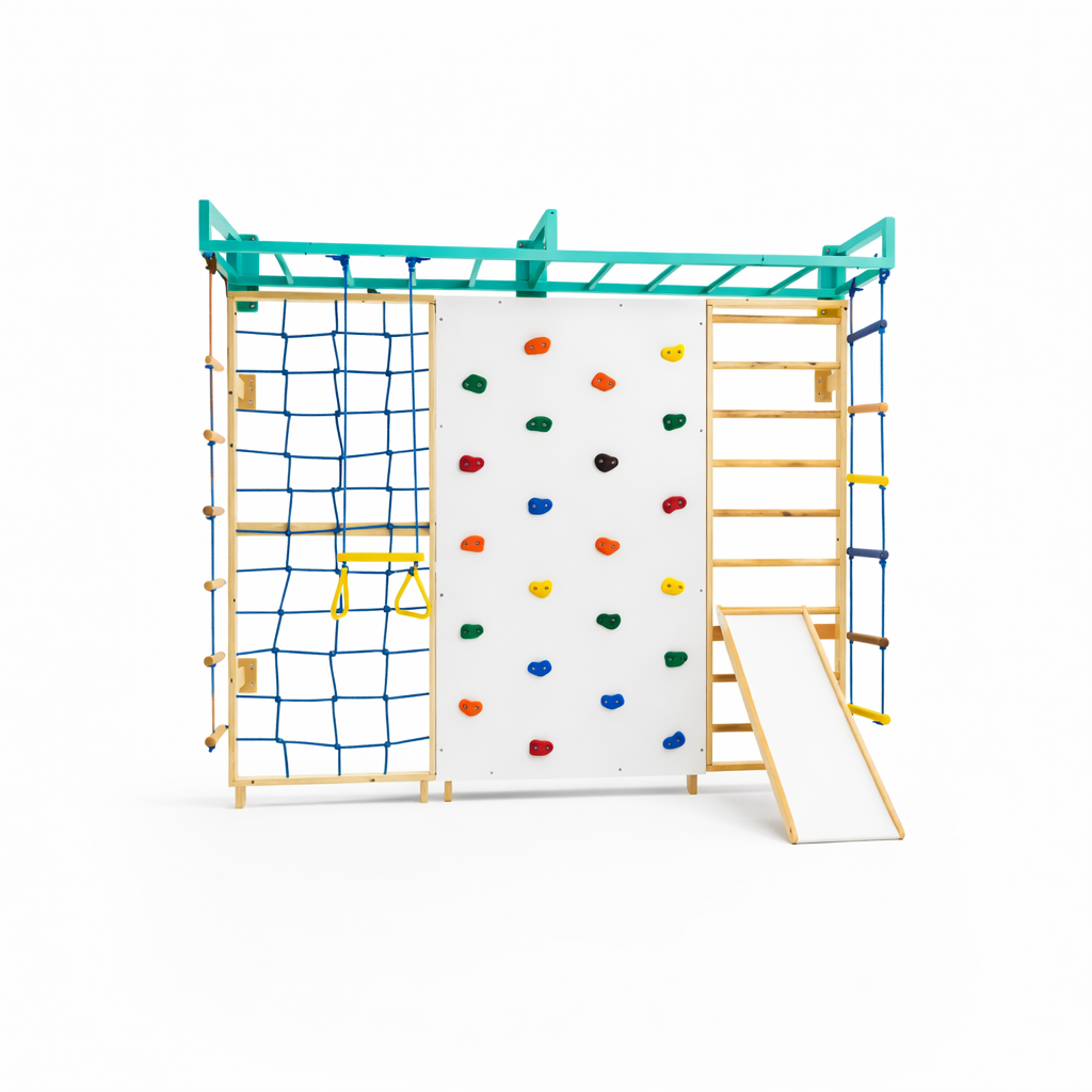 Montessori Wall Gym Playset