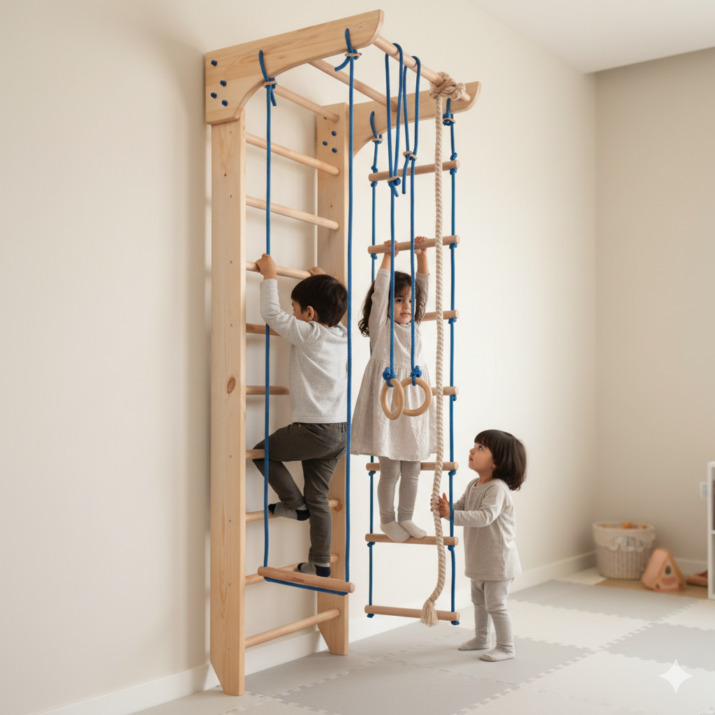 Montessori Swedish Wall Gym Set